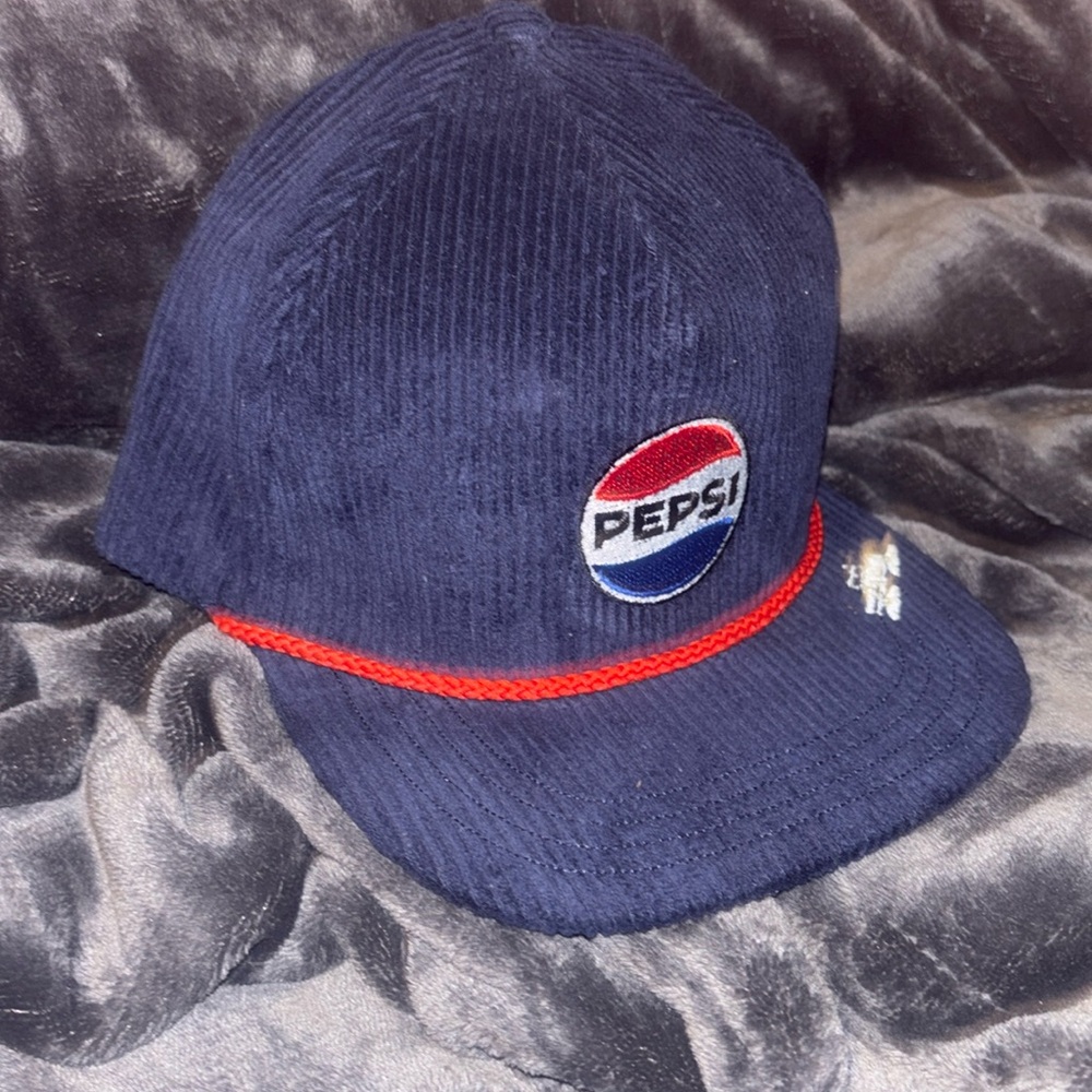 Pepsi corduroy baseball cap